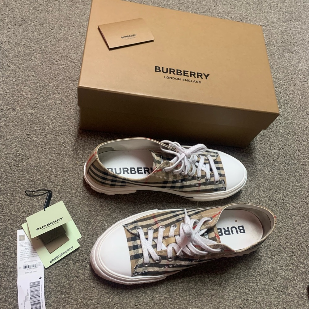 Burberry Check Low-top Sneakers